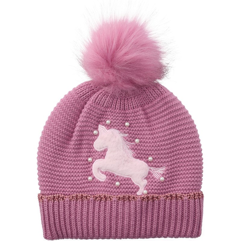 Mädchen Mütze mit EInhorn-Motiv