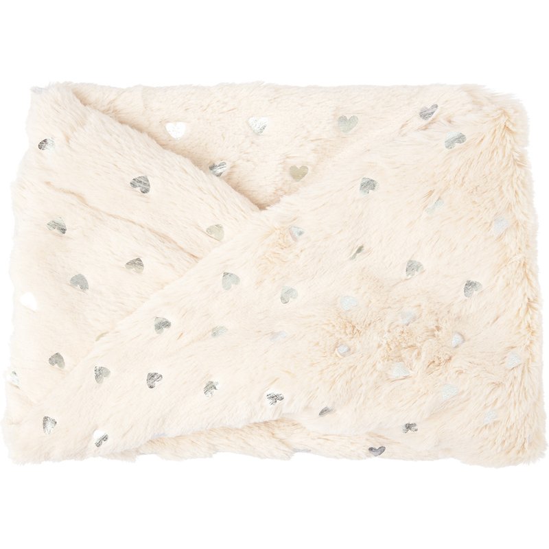 Mädchen Wintersnood mit Herzen-Allover