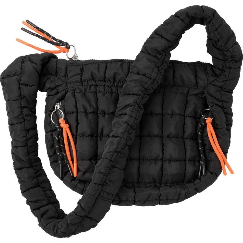 Gesteppte Umhängetasche mit Zipper