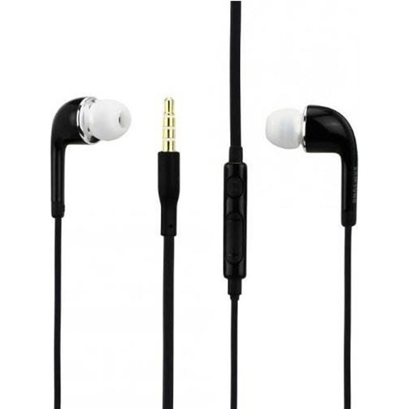 Samsung EO-EG900BB Noir Kit Piéton stéréo Galaxy S5 SAMSUNG origine avec télécommande