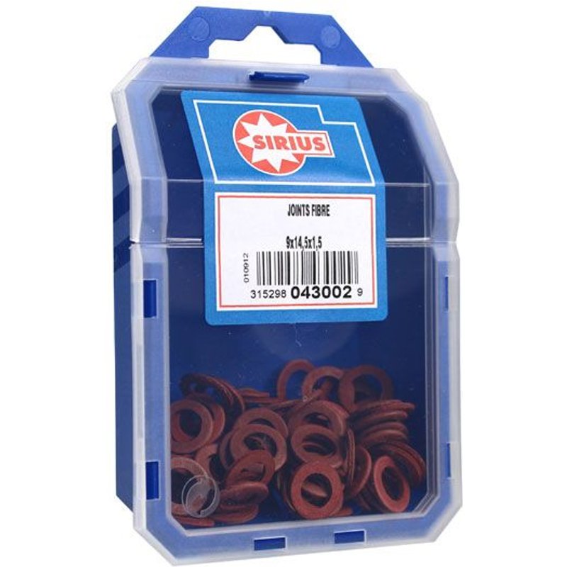100 Joints fibres pour eau 17x23 (5/8")