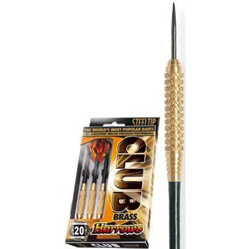 Harrows - Jeu de 3 Fléchettes - Embout Acier - Club 20 GK