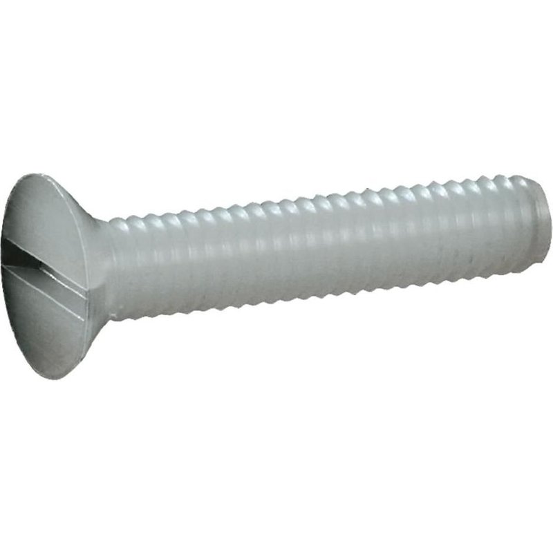 Lot de 10 pc(s) vis à tête conique plates polyamide DIN 963 M2 x 16 mmx16 mm TOOLCRAFT