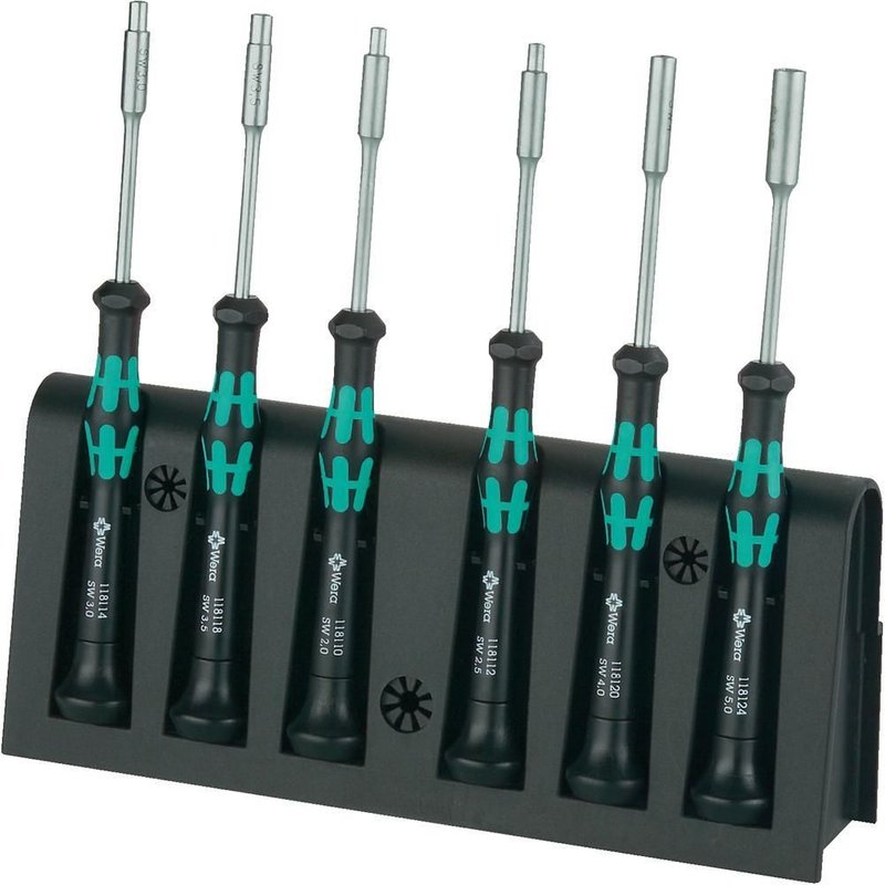 6pcs. Set de tournevis électronique six pans