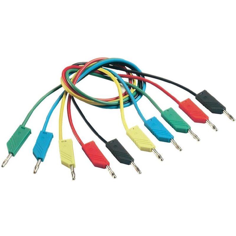 Cordon de mesure PVC 1 mètre/2,5 mm² noir SKS Hirschmann