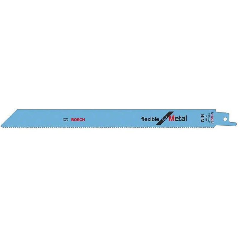 Lame de scie-sabre S 1122 BF, Flexible for Metal, lot de 25 Bosch 2608657552