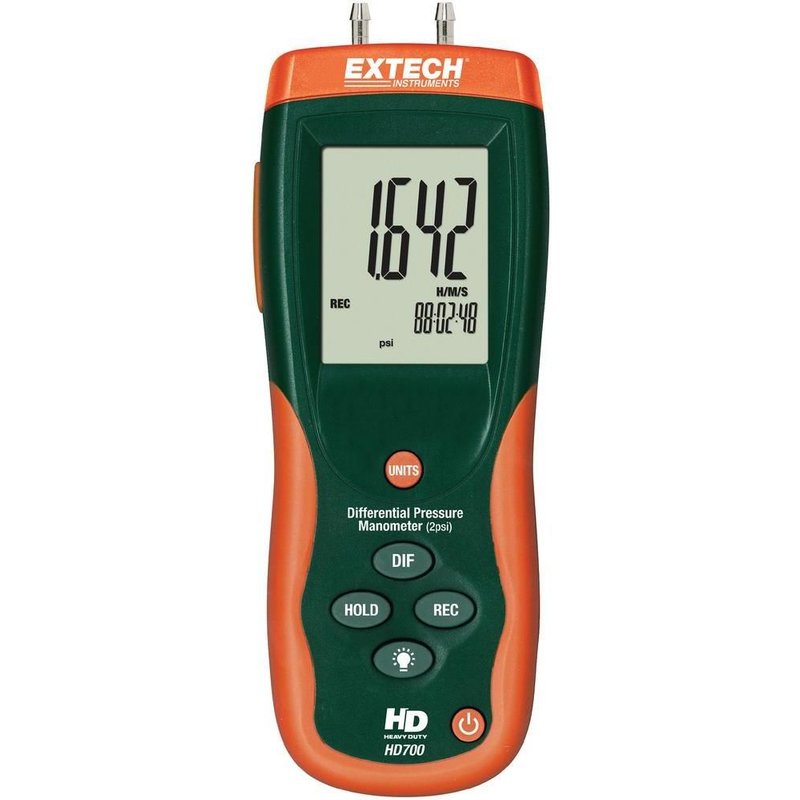 Manomètre de pression différentielle Extech HD-700