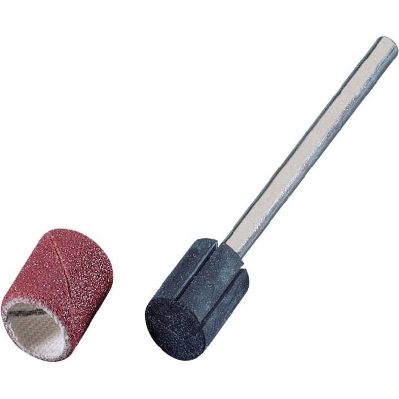 Set de 10 bandes abrasive et 1 porte-outil
