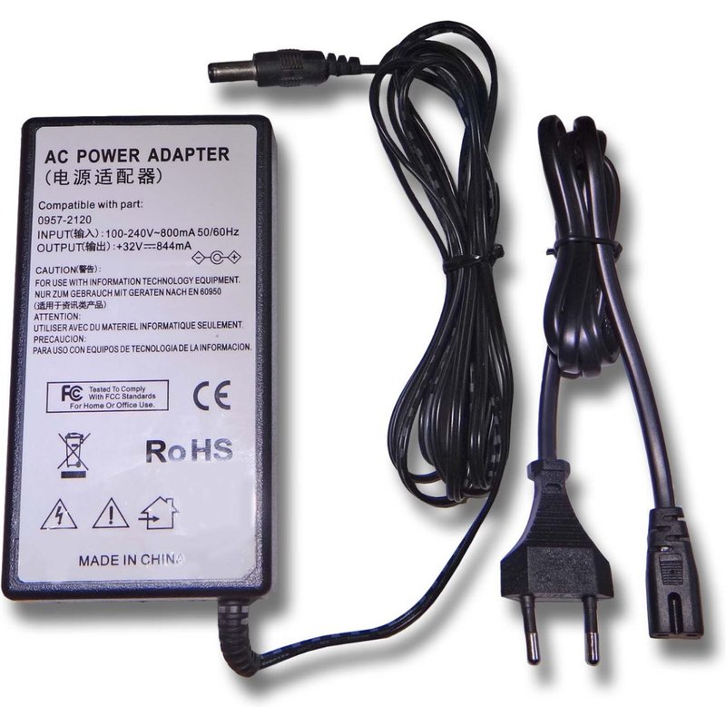 Alimentation électrique 32V - 844mA pour imprimante HP, remplace 0957-2120