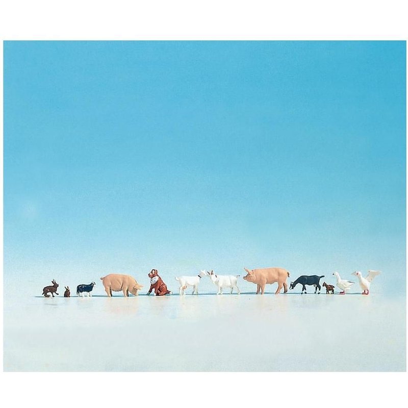 Figurines D'animaux H0 « À La Ferme »-Noch