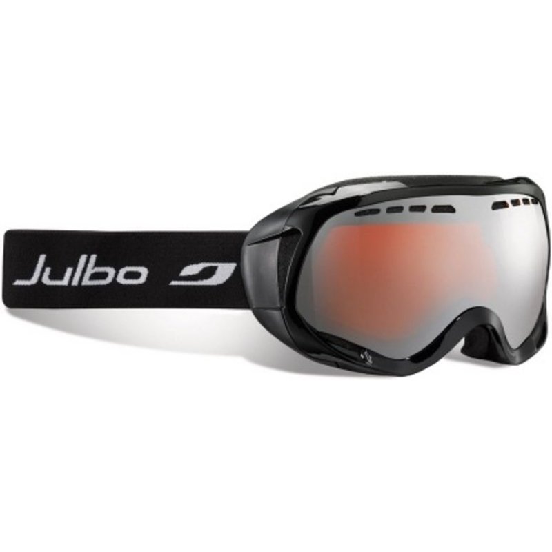 Julbo Jupiter Over The Glasses Goggle (Black Frame Orange/Flash Silver Lens)