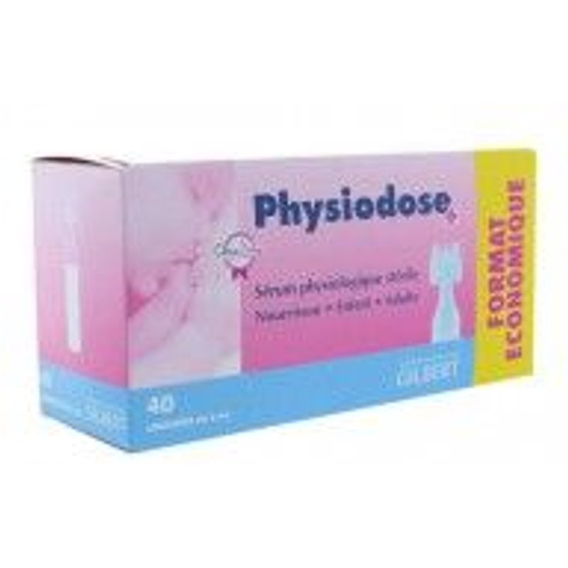 Physiodose Sérum Physiologique Stérile 40 De 5ml