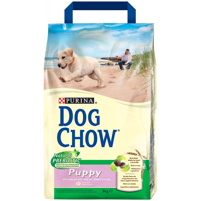 Dog Chow Chiot Agneau-Riz 14 Kg.