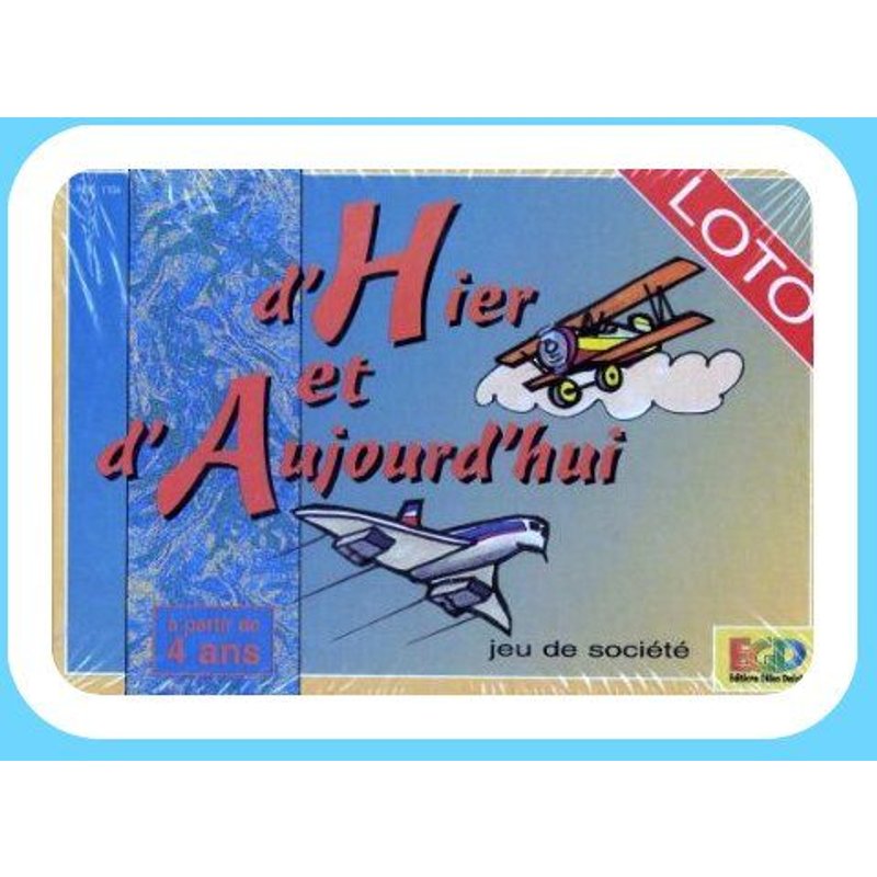 Loto D'hier Et D' Aujourd'hui E.G.D À Partir De 4 Ans