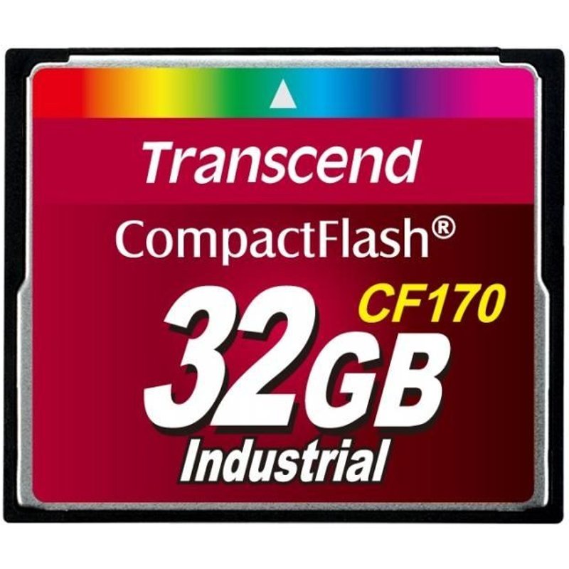 Transcend CF170 Industrial - Carte mémoire flash - 32 Go - 170x - CompactFlash
