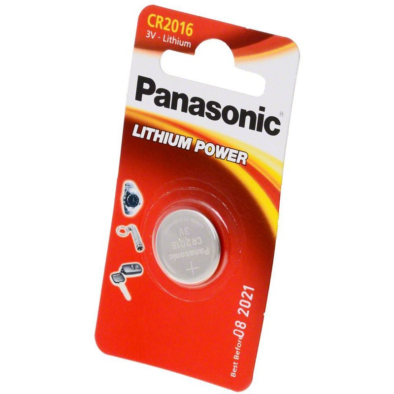 PANASONIC - CR2016 - PILE DE BOUTON LITHIUM