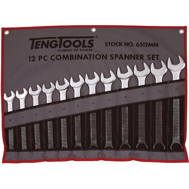 Jeu de 7 clés mixtes de 13/16 à 1 1/4'' Teng Tools 6507AF