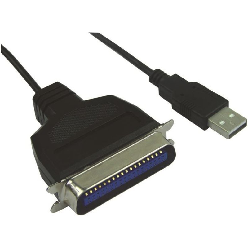 Cordon USB 2.0 vers port parrallèle centro 36