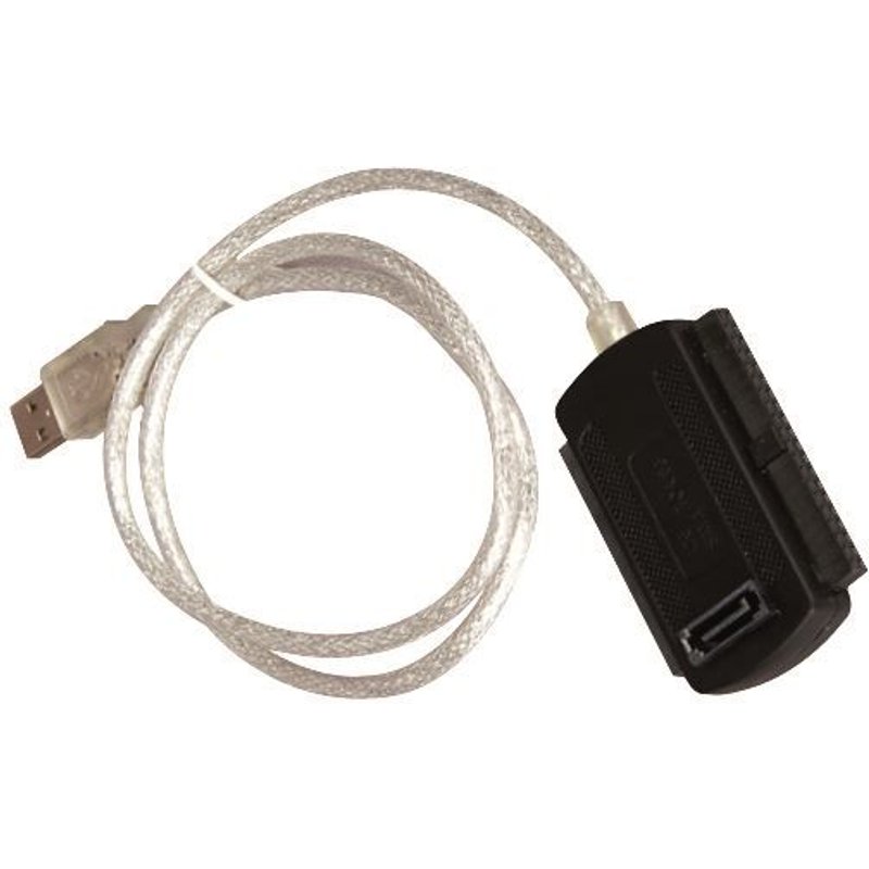 Adaptateur USB 2.0 pour disque dur avec alim