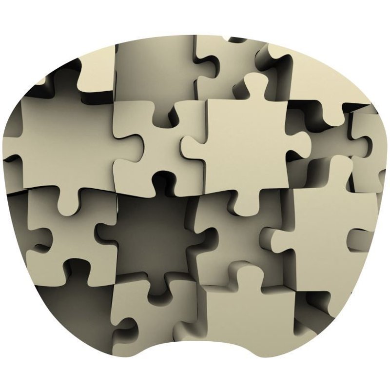 Tapis souris décor puzzle extra fin