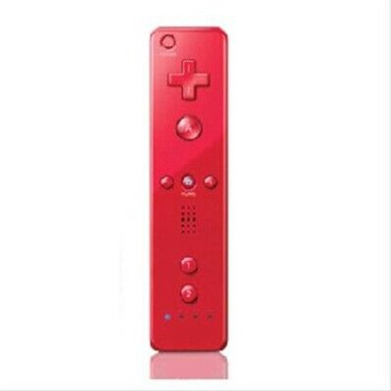 Manette De Jeu Compatible Wiimote Couleur Rouge