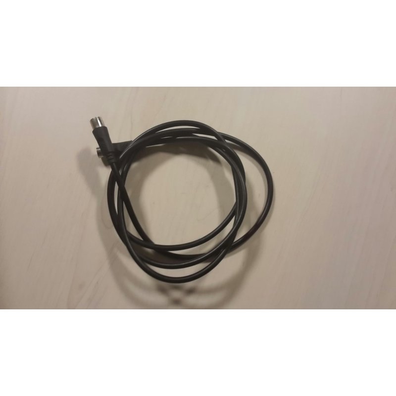Câble d'antenne coaxial 100 Hz à connecteur coaxial mâle vers coaxial femelle 1,50 m noir