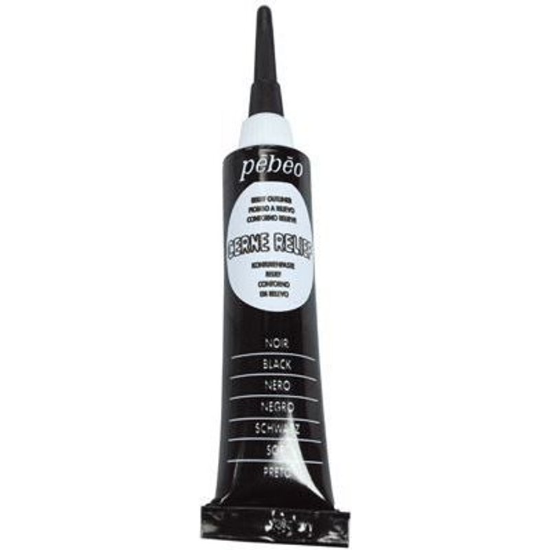 Tube à canule cerne relief 37 ml coloris noir