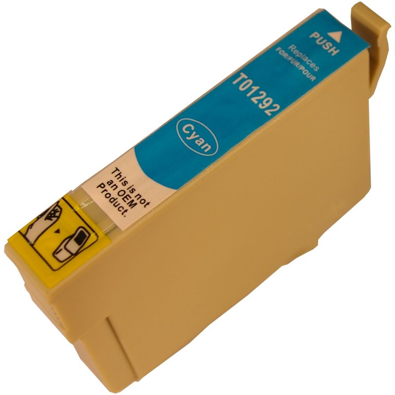 NON-OEM - 1 Cartouche Compatible équivalente Epson T1292 Cyan