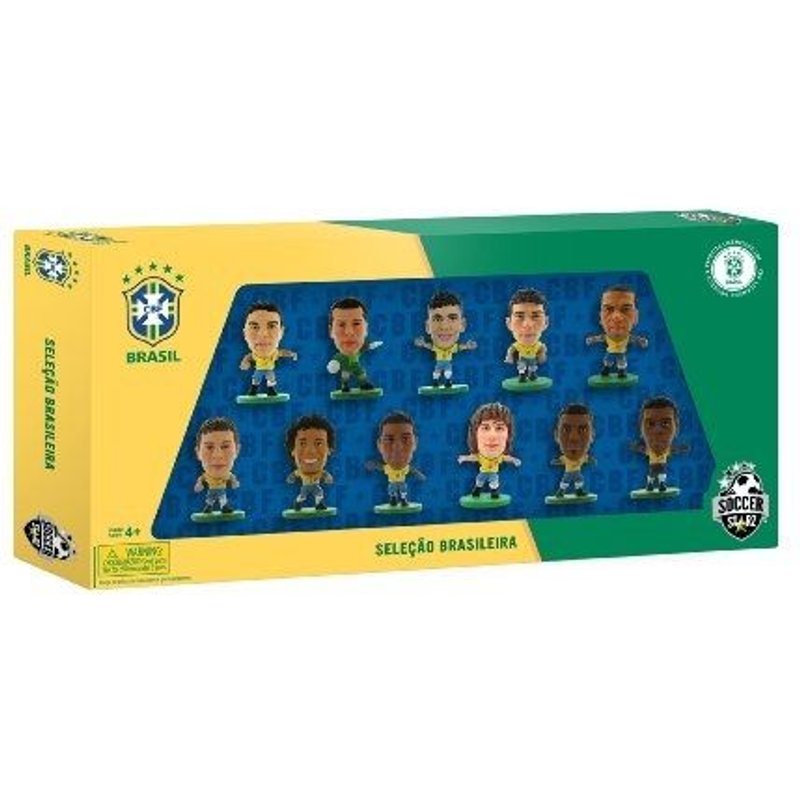 Soccerstarz - 202561 - Figurine - Sport - Pack De 11 Figurines Officielles De L'équipe De Brésil