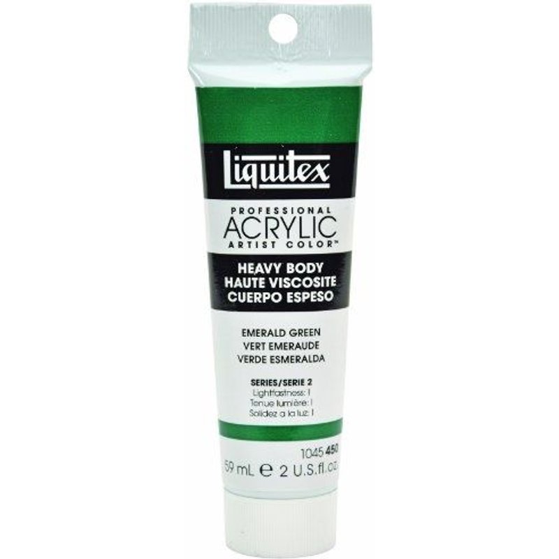 LIQUITEX PROFESSIONAL HEAVY BODY TUBE DE PEINTURE ACRYLIQUE 59 ML VERT ÉMERAUDE