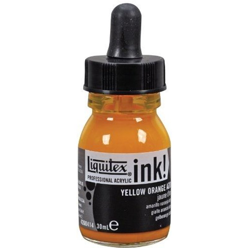 LIQUITEX 97598 ENCRE ACRYLIQUE 30 ML JAUNE/ORANGE AZO