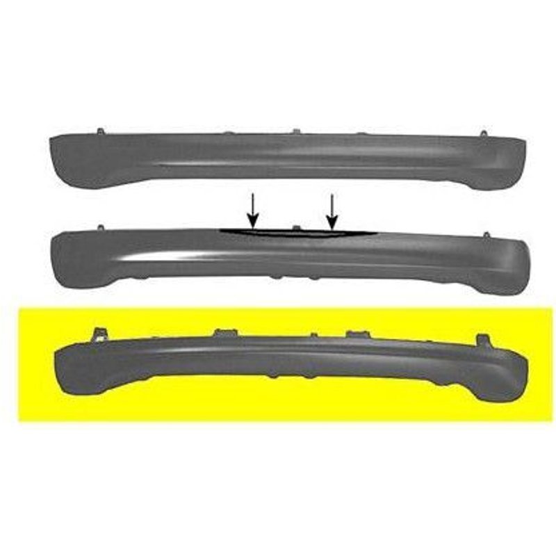 Face Arrière Inférieure Pour Toyota Yaris De Avril 2003 À 2005