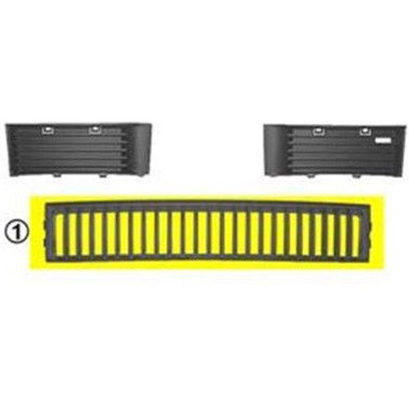 Grille Centrale Dans Pare-Choc Pour Skoda Fabia De 1999 À 2004