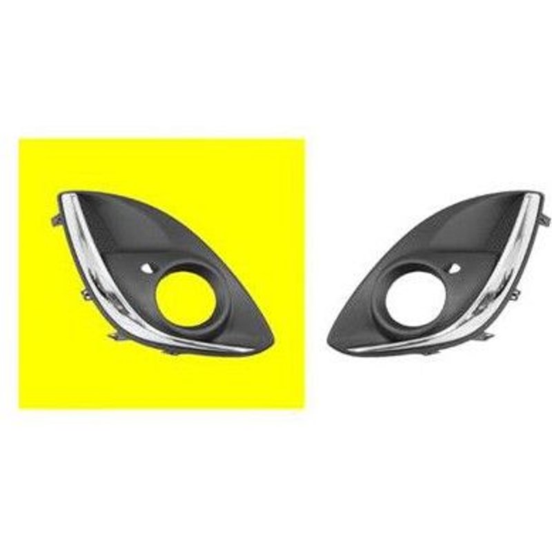 Calandre Droit Dans Pare-Choc Avec Trou De Feu Anti-Brouillard Pour Opel Corsa D Corsa D Depuis Janvier 2011