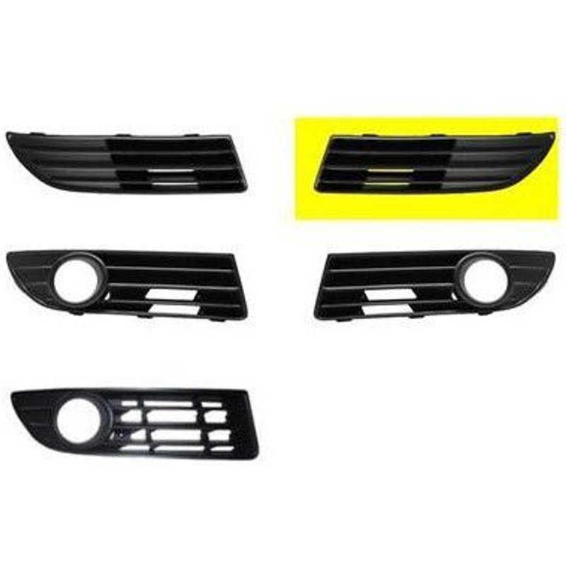 Grille Gauche Dans Pare-Choc Pour Volkswagen Polo De 2005 À 2009