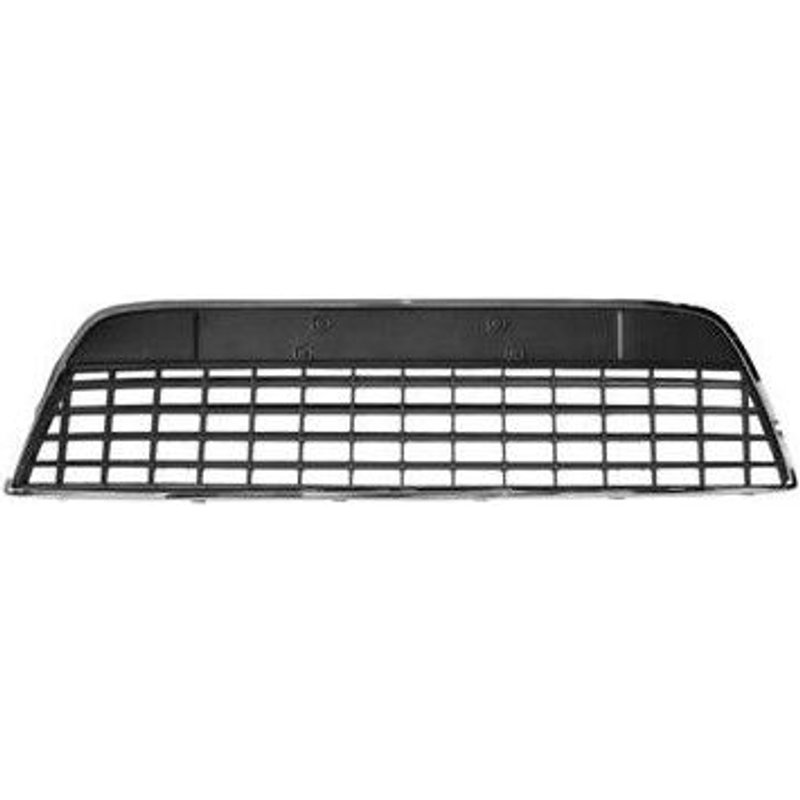 Grille Inférieure Dans Pare-Choc, Noire Avec Cadre Chromé Pour Ford Mondeo De 2007 À 2010