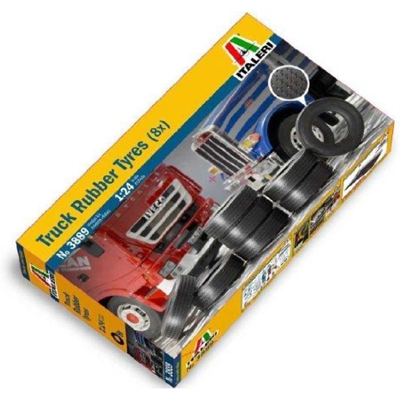 Italeri - I3889 - Maquette - Camion - Pneus De Camion 8x-Italeri
