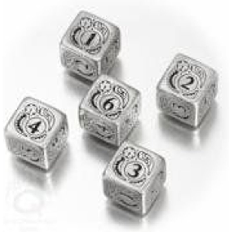 Metall Steampunk D6 Dice (5)