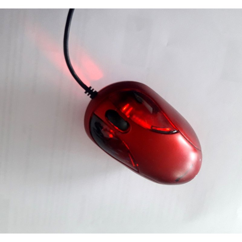 Targus Wired Mini Optical Mouse - Souris - optique - 3 boutons - filaire - USB - rouge