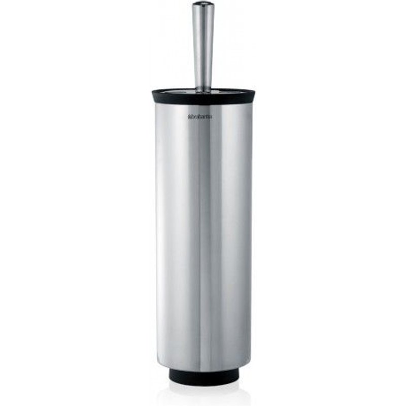 Brabantia Porte-goupillon avec brosse - Brilliant Steel - De Luxe