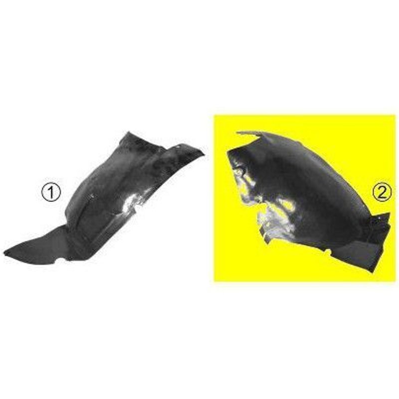 Pare Boue D'aile Avant Gauche (Partie Arrière) Pour Peugeot 206 De 1998 À 2009 Sauf Version Xs / S16 / Gt / Gti