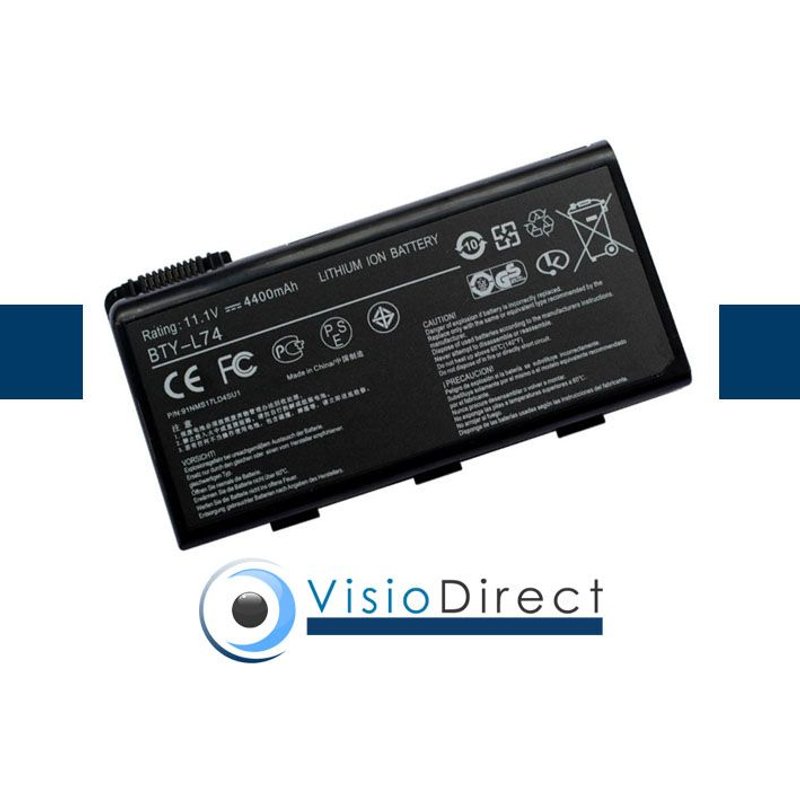Batterie pour ordinateur portable MSI CR600 - Visiodirect -