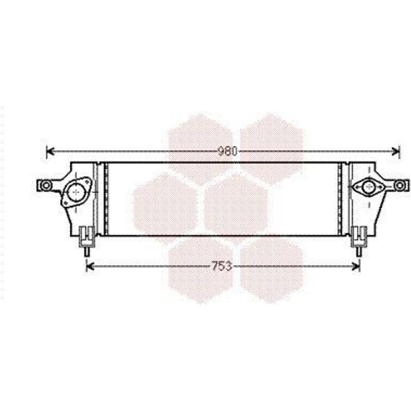 Intercooler Pour Nissan Qashqai Version : 1.5 Dci / 2.0 Dci De 2007 À 2014