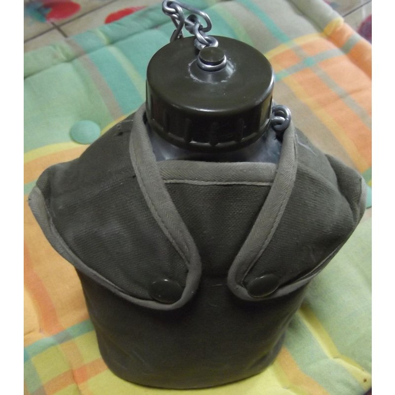 Gourde Militaire Alu & Sa Housse Assortie