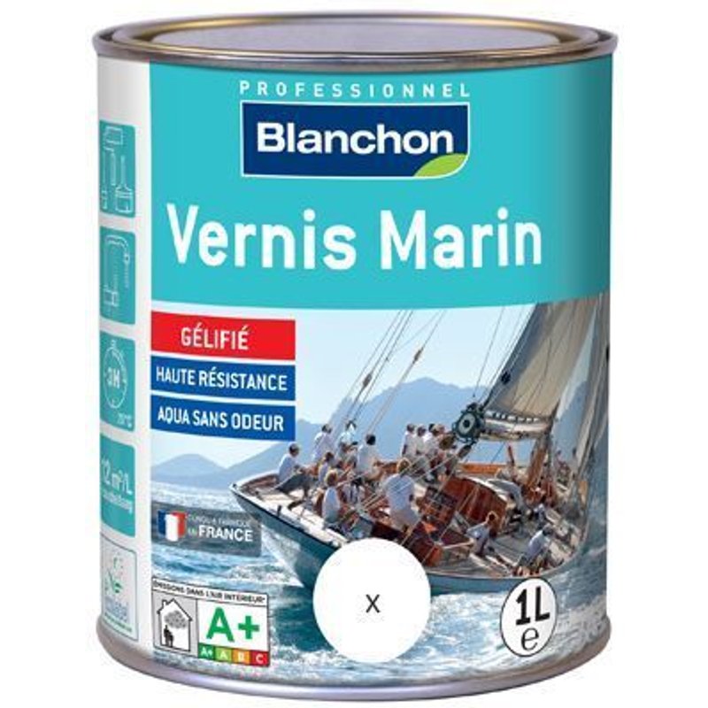 Vernis marin Incolore Mat 1L Finition : Mat