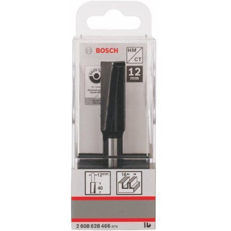 Fraises à rainurer droit 12 mm, D1 16 mm, L 40 mm, G 81 mm 1pc