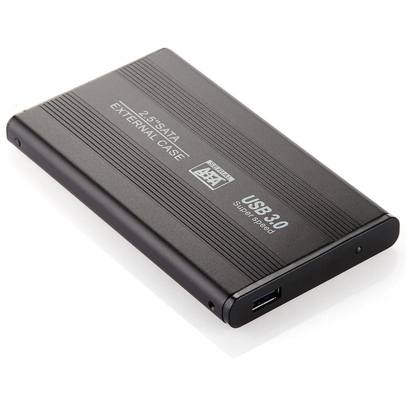 2.5" USB 3.0 Boîtier Externe Case pour SATA HDD Disque Dur Hard Drive Disk NOIR