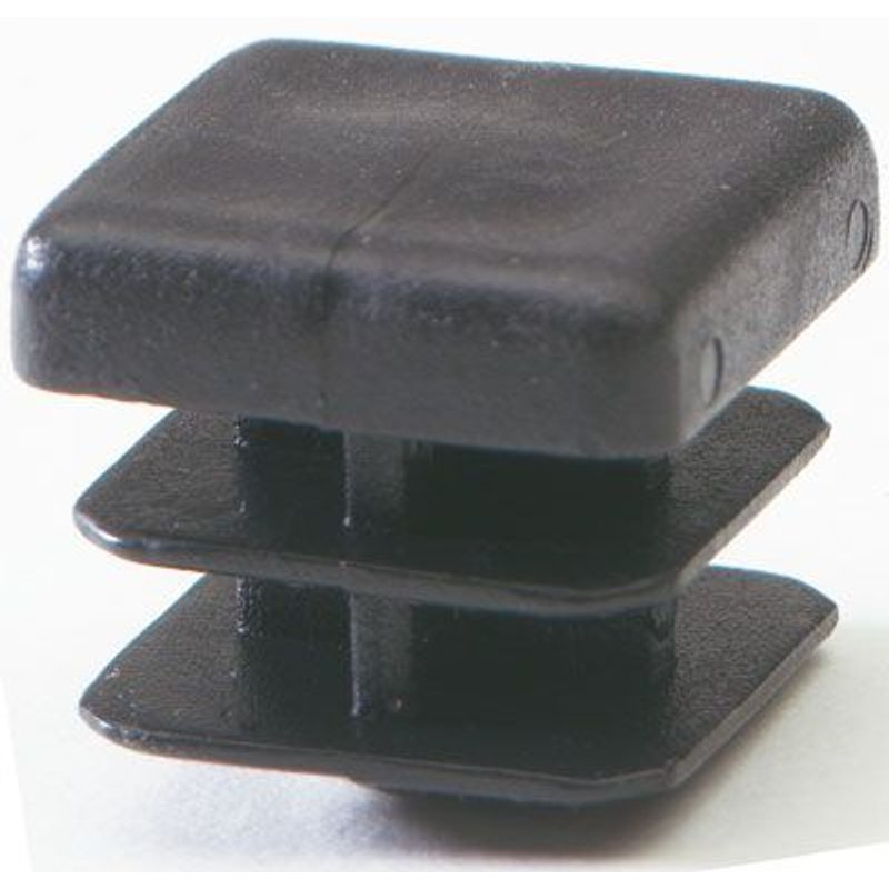 30 embouts rentrants carrés en platiques - 20 x 20 mm - GPI