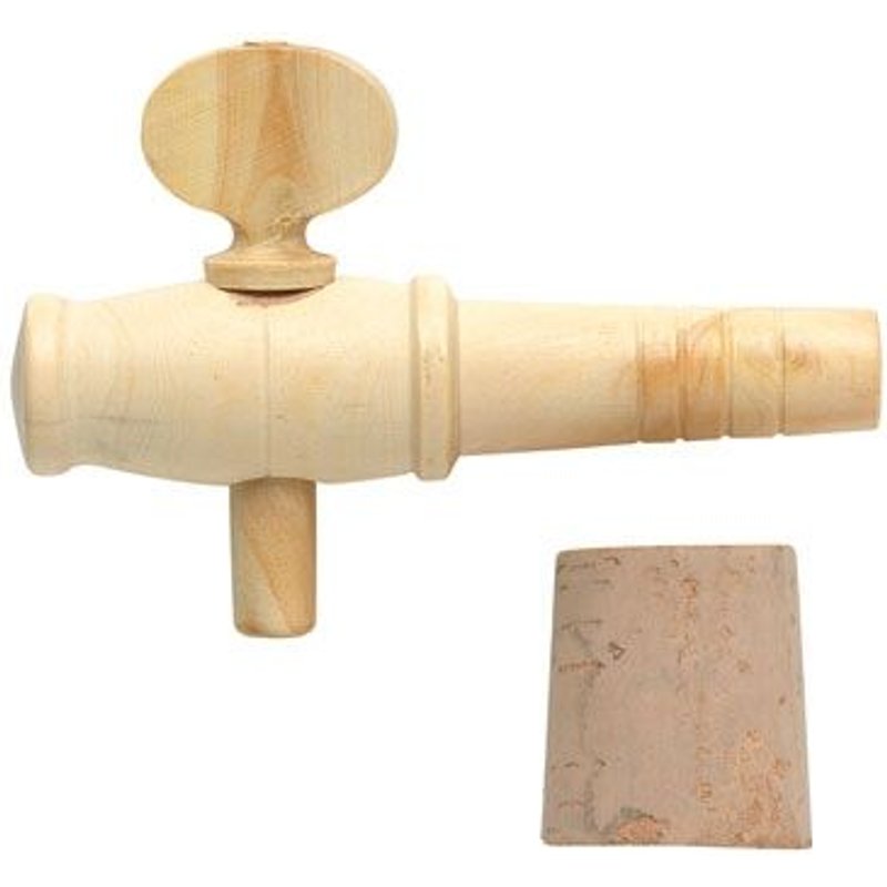 Robinet vignaigrier 3.5 pouces + Bouchon liège