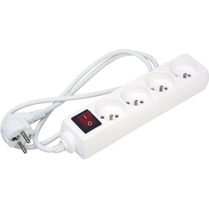 COGEX Mulitprise bloc 4 prises + interrupteur 16A 3x1